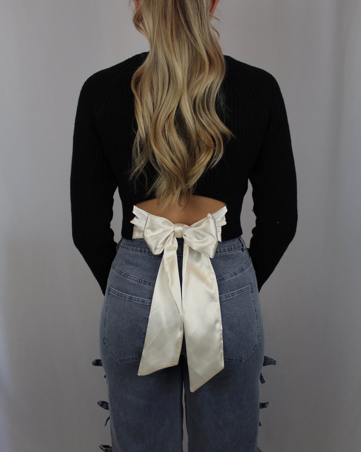 Nina Knit Bow Top