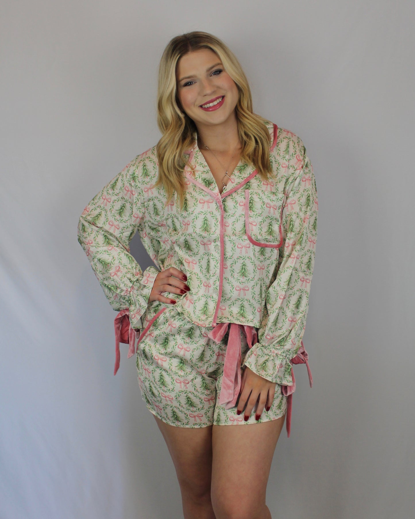 Holiday Pinkmas Pajama Set