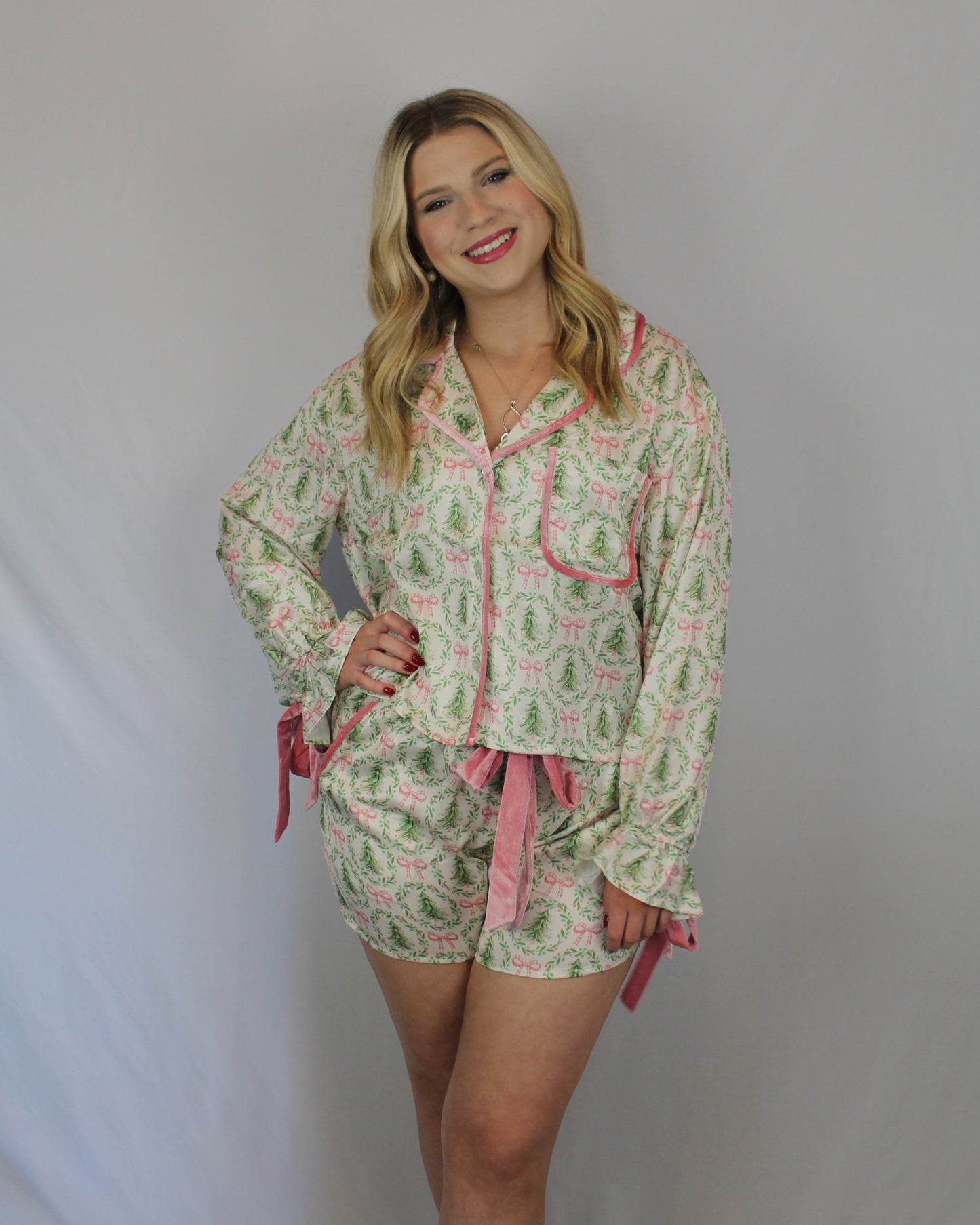 Holiday Pinkmas Pajama Set