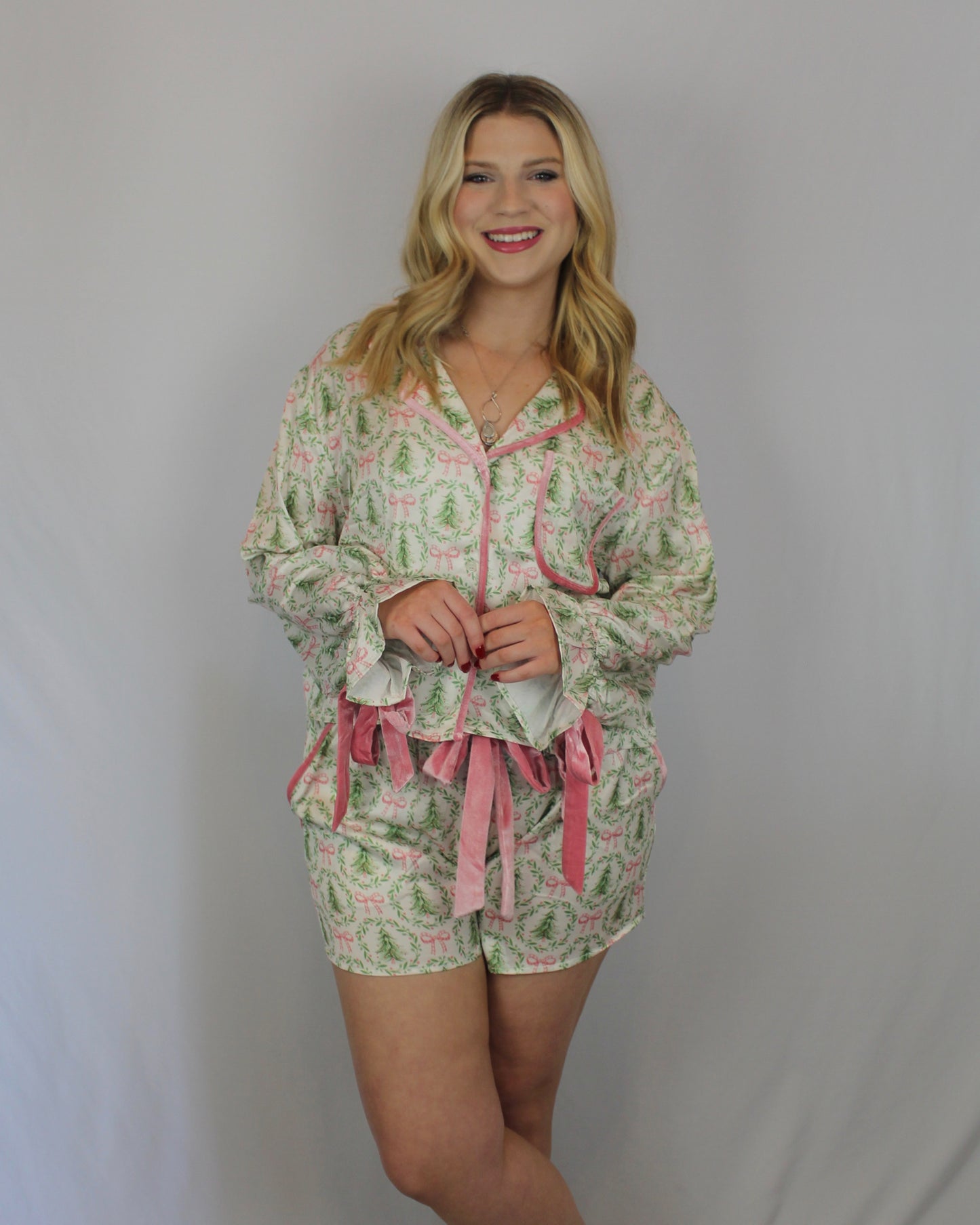 Holiday Pinkmas Pajama Set