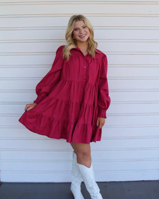 Seli Button Down Dress